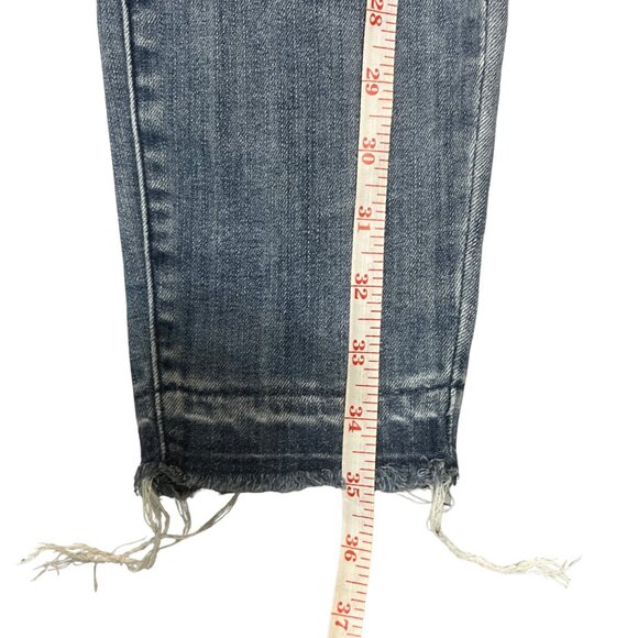 BULLHEAD Women's Size 26 Vintage Rip & Repair Jeans Distressed Skinny Casual Y2K - Picture 11 of 14